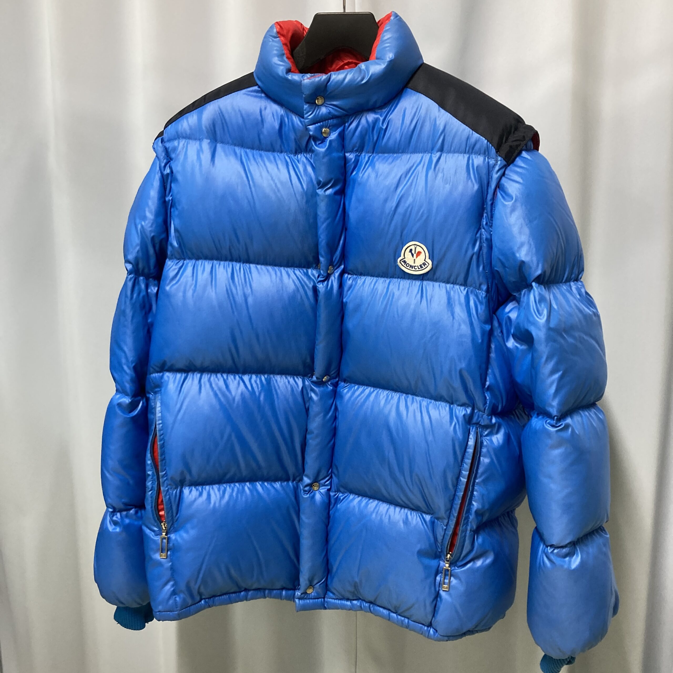 モンクレール MONCLER マウンテンパーカー 青 ヴィンテージ モンクレール MONCLER マウンテンパーカー 青 ヴィンテージ